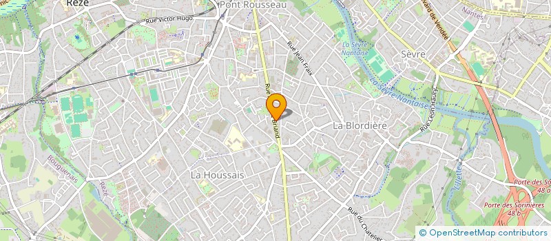 localisation de l'entreprise SCI CJP PONCELET  REZE