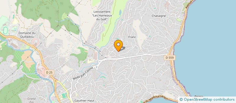 localisation de l'entreprise SCI CJPF à SAINTE-MAXIME