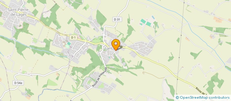 localisation de l'entreprise SCI CJR 31  LANTA