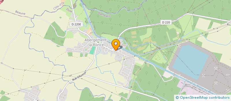 localisation de l'entreprise SCI CJS  ABERGEMENT-LA-RONCE