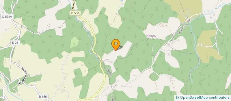 localisation de l'entreprise SCI CJSFB  DIVAJEU