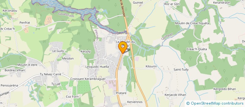 localisation de l'entreprise SCI CJSM  PLEUVEN