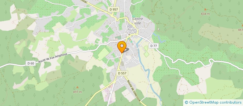 localisation de l'entreprise SCI CJSN  AUPS