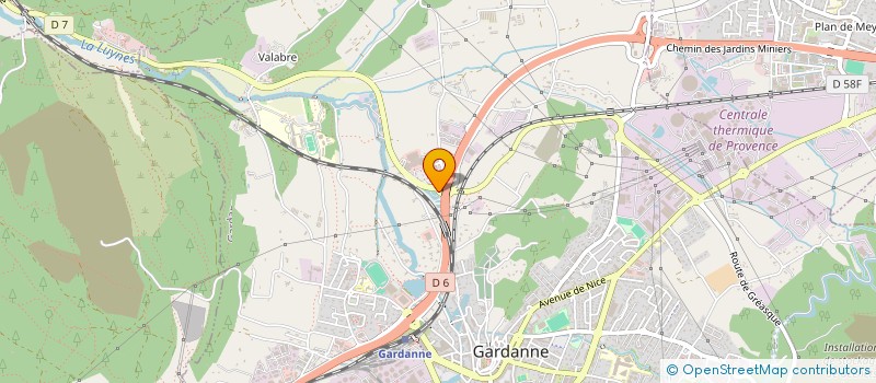 localisation de l'entreprise SCI CJT DEVELOPPEMENT à GARDANNE