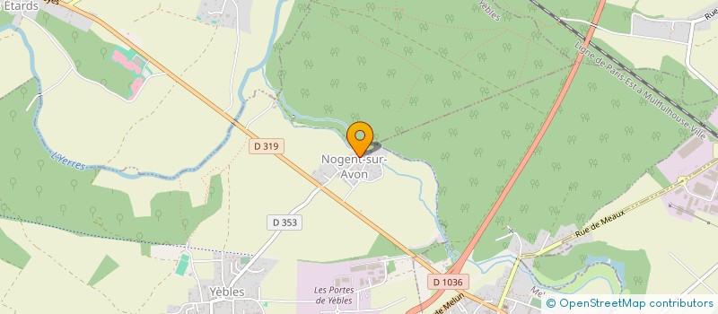 localisation de l'entreprise SCI CJT ET ASSOCIES  YEBLES