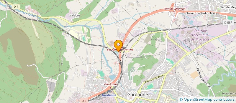 localisation de l'entreprise SCI CJT PATRIMOINE à GARDANNE