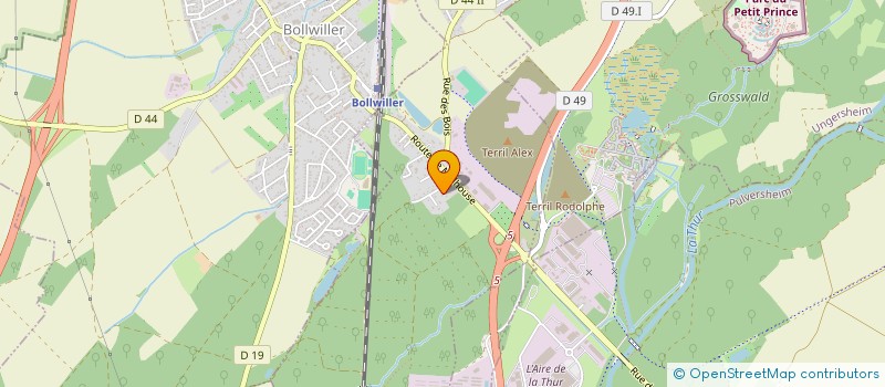 localisation de l'entreprise SCI CK  FELDKIRCH