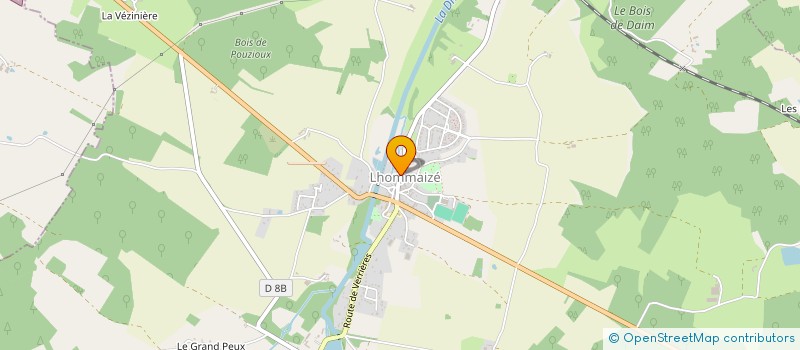 localisation de l'entreprise SCI CK  LHOMMAIZE