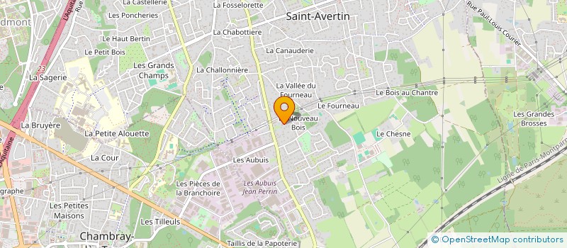 localisation de l'entreprise SCI CK  SAINT-AVERTIN