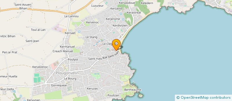 localisation de l'entreprise SCI CK  PLOUGONVELIN