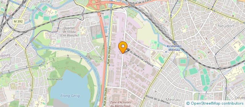 localisation de l'entreprise SCI CK  STRASBOURG