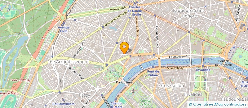 localisation de l'entreprise SCI  CK CL  PARIS