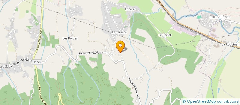 localisation de l'entreprise SCI CK IMMOBILIER  LABRUGUIERE