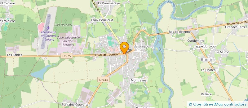 localisation de l'entreprise SCI CK JOBERT  CUISERY