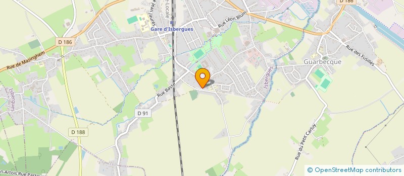 localisation de l'entreprise SCI CKA  ISBERGUES