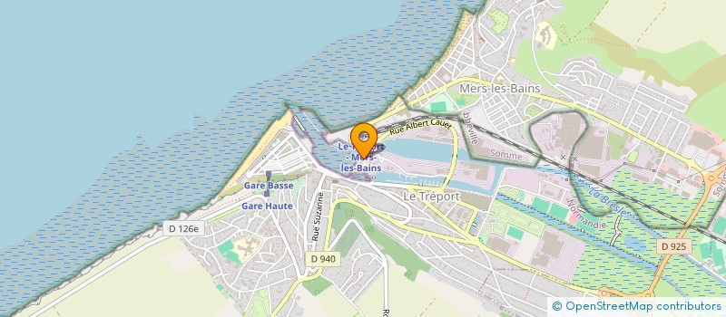 localisation de l'entreprise SCI CKAB  LE TREPORT