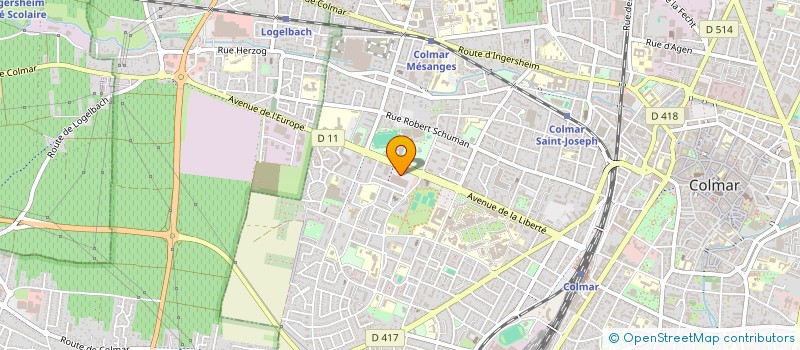 localisation de l'entreprise SCI CKD 21  COLMAR