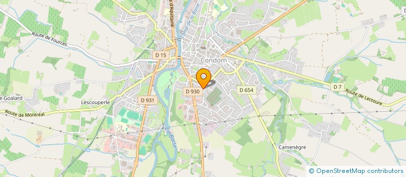 localisation de l'entreprise SCI CKD IMMOBILIER  CONDOM