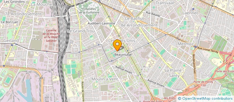 localisation de l'entreprise SCI CKEU  LYON