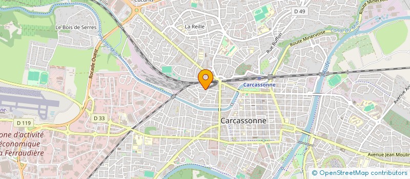 localisation de l'entreprise SCI CKMAR à CARCASSONNE