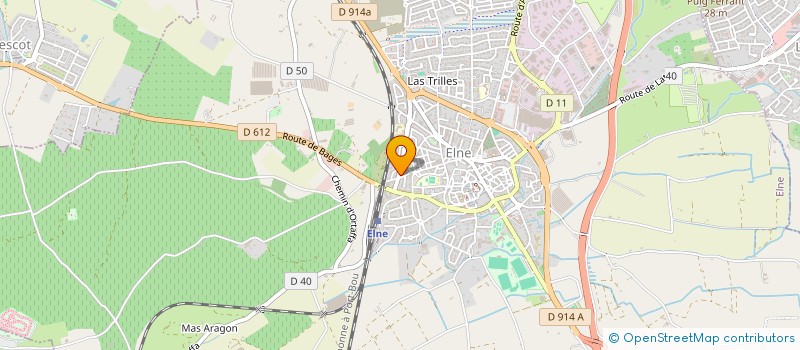 localisation de l'entreprise SCI CKMM  ELNE