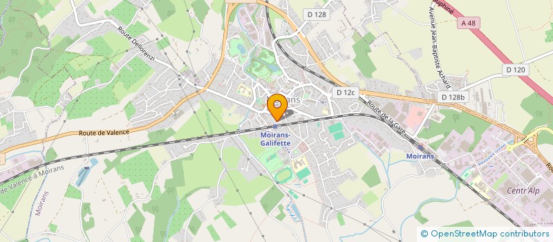 localisation de l'entreprise SCI CKNT  MOIRANS