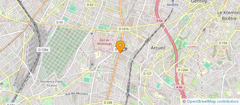 localisation de l'entreprise SCI CKNY  ARCUEIL