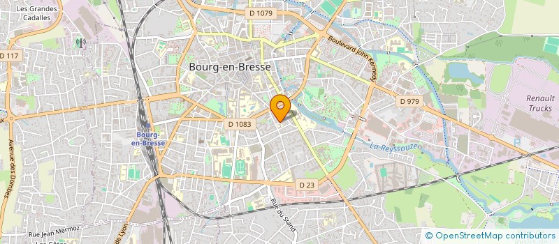 localisation de l'entreprise SCI CKRIDFLAG à BOURG-EN-BRESSE