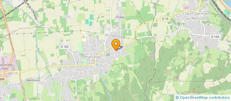 localisation de l'entreprise SCI CKSC  CHASSELAY