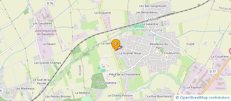 localisation de l'entreprise SCI CL  CHASSENEUIL-DU-POITOU