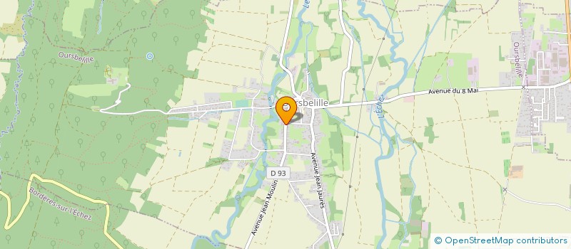localisation de l'entreprise SCI CL OURSBELILLE  OURSBELILLE