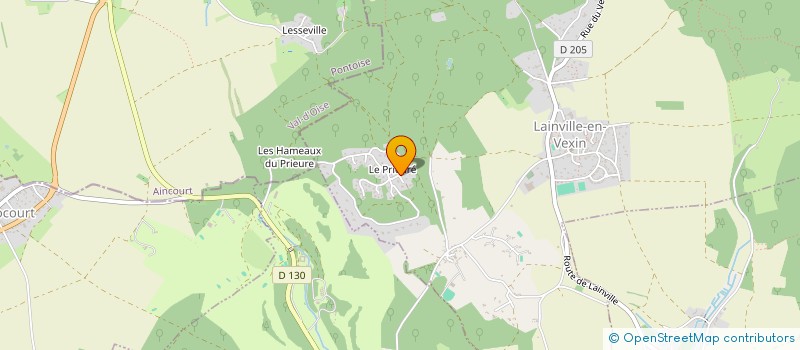 localisation de l'entreprise SCI CL VERNEUIL INVEST  LAINVILLE-EN-VEXIN