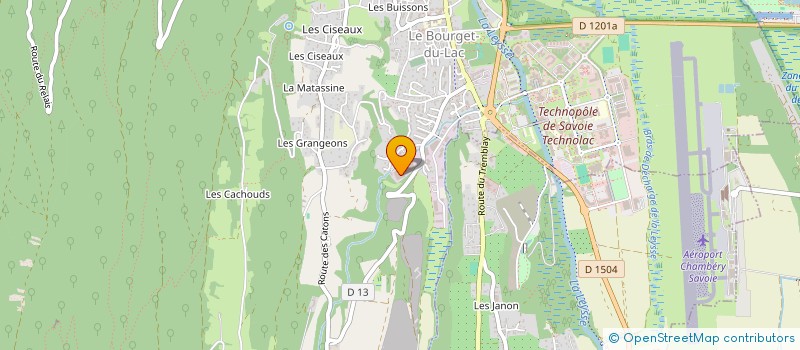 localisation de l'entreprise SCI CL2M  LE BOURGET-DU-LAC