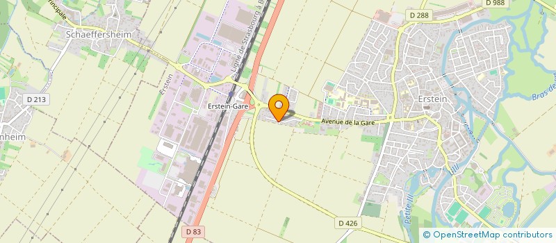 localisation de l'entreprise SCI CL3A  ERSTEIN