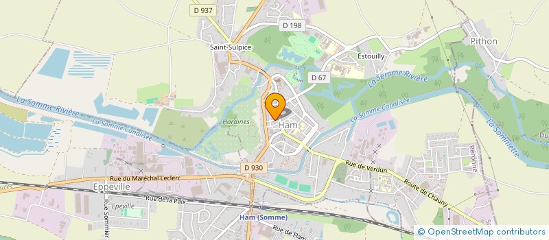 localisation de l'entreprise SCI CLA à HAM