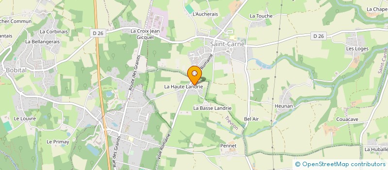 localisation de l'entreprise SCI CLA  TREVRON