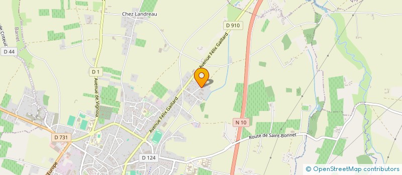 localisation de l'entreprise SCI CLA  BARBEZIEUX-SAINT-HILAIRE