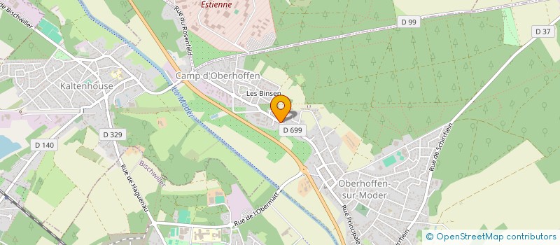 localisation de l'entreprise SCI CLA  OBERHOFFEN-SUR-MODER