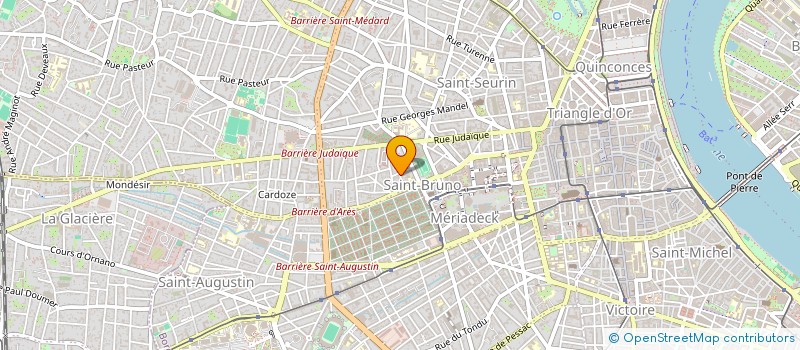 localisation de l'entreprise SCI CLA PIE  BORDEAUX