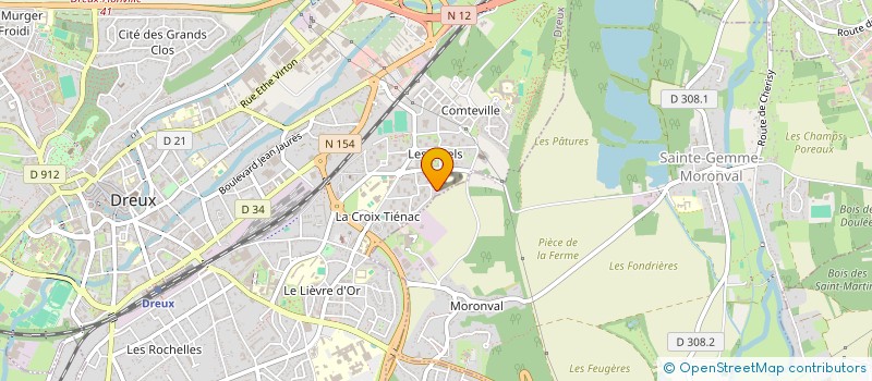 localisation de l'entreprise SCI CLA'S à DREUX