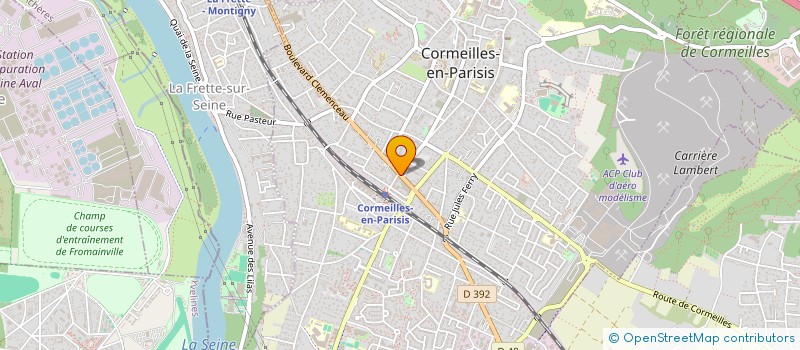 localisation de l'entreprise SCI CLABELE  CORMEILLES-EN-PARISIS