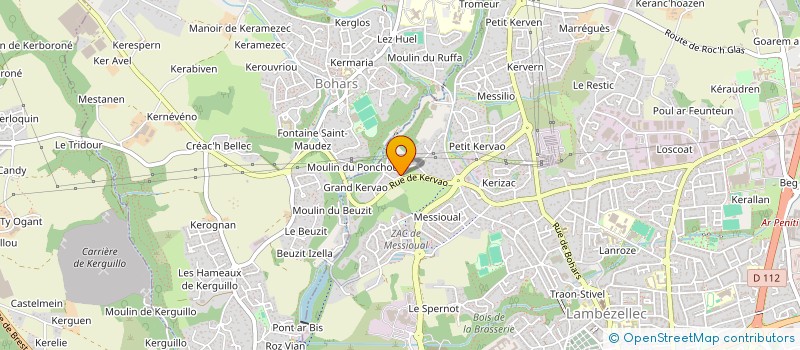 localisation de l'entreprise SCI CLAC  BREST