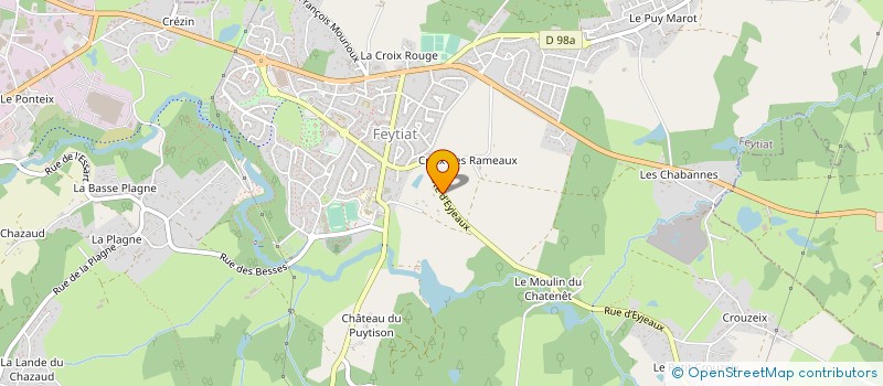 localisation de l'entreprise SCI CLACY à FEYTIAT