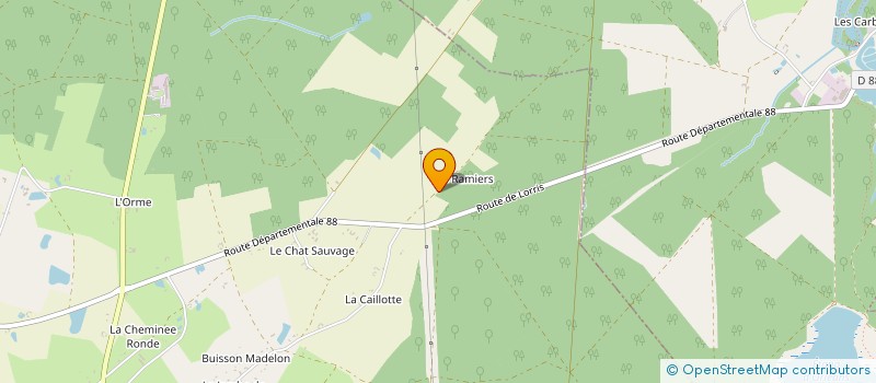 localisation de l'entreprise SCI CLAD à BOUZY-LA-FORET