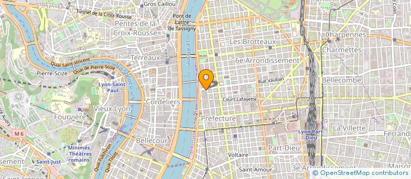 localisation de l'entreprise SCI CLAD  LYON