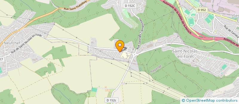 localisation de l'entreprise SCI CLADAMAX  HAYANGE