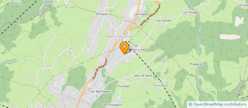 localisation de l'entreprise SCI CLADEL  DEMI-QUARTIER