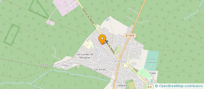 localisation de l'entreprise SCI CLADEM  LE BARP