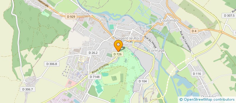 localisation de l'entreprise SCI CLADI  NOGENT-LE-ROI