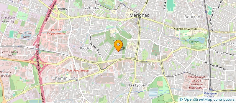 localisation de l'entreprise SCI CLADINE  MERIGNAC